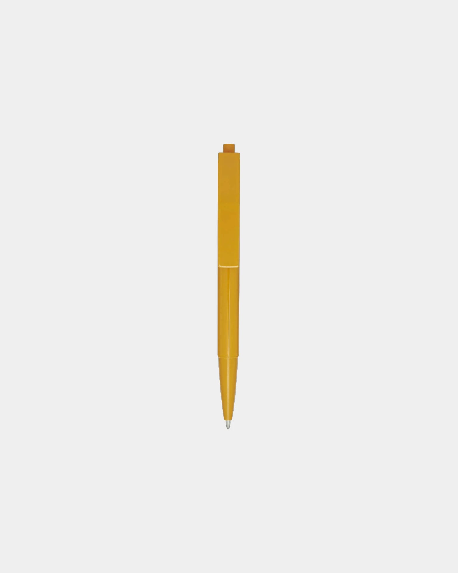 Promotional recycled plastic ballpoint pen - Yellow