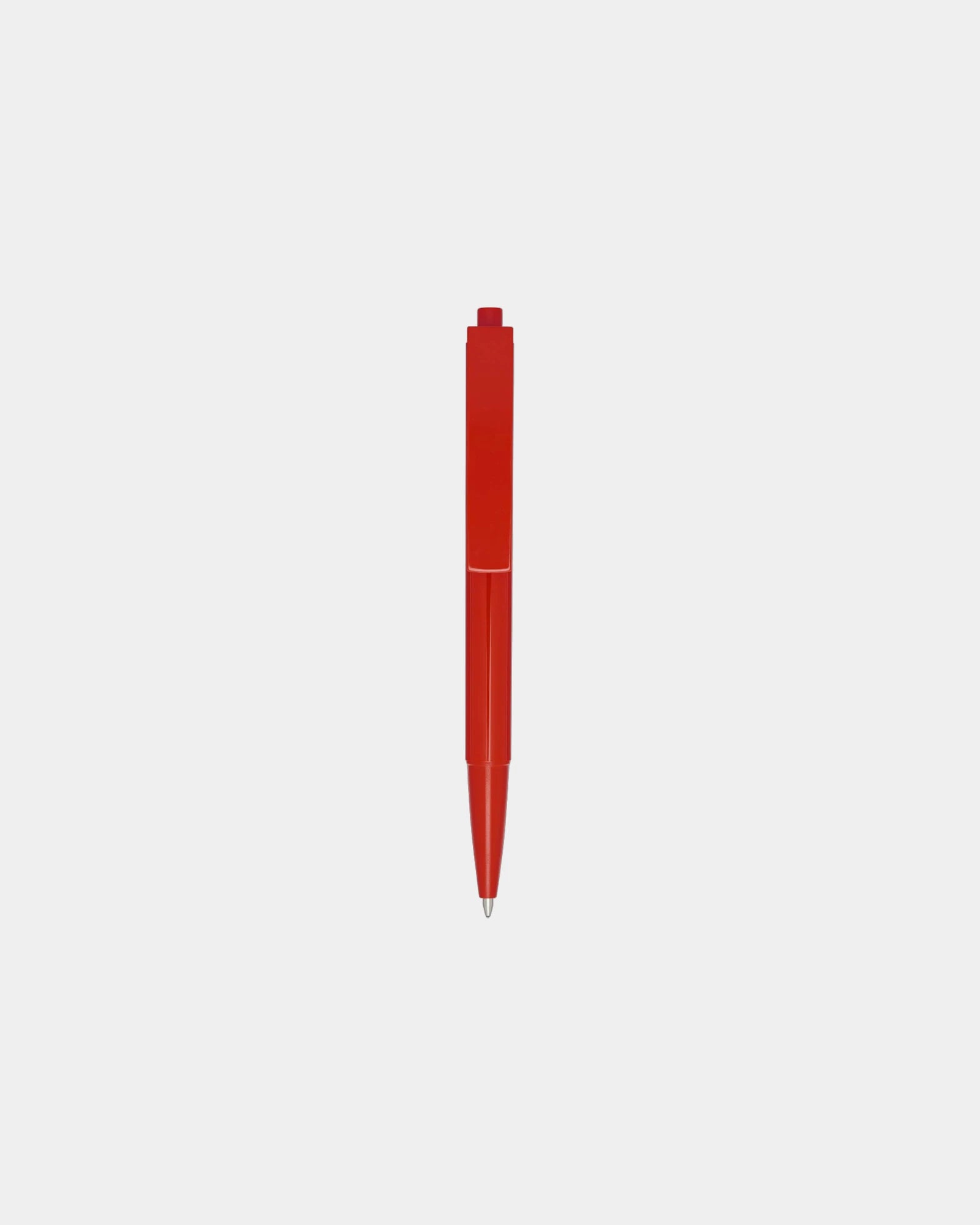 Promotional recycled plastic ballpoint pen - Red