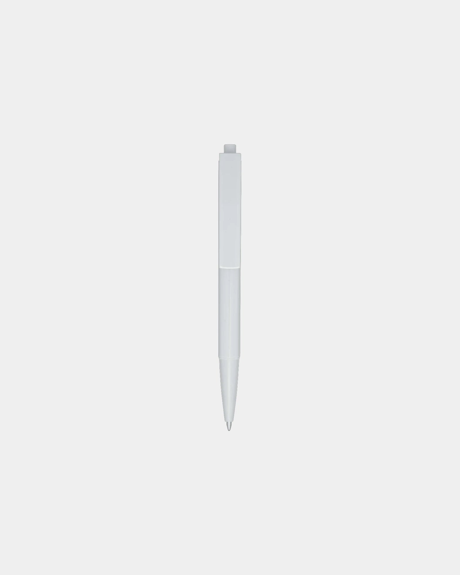 Promotional recycled plastic ballpoint pen - White