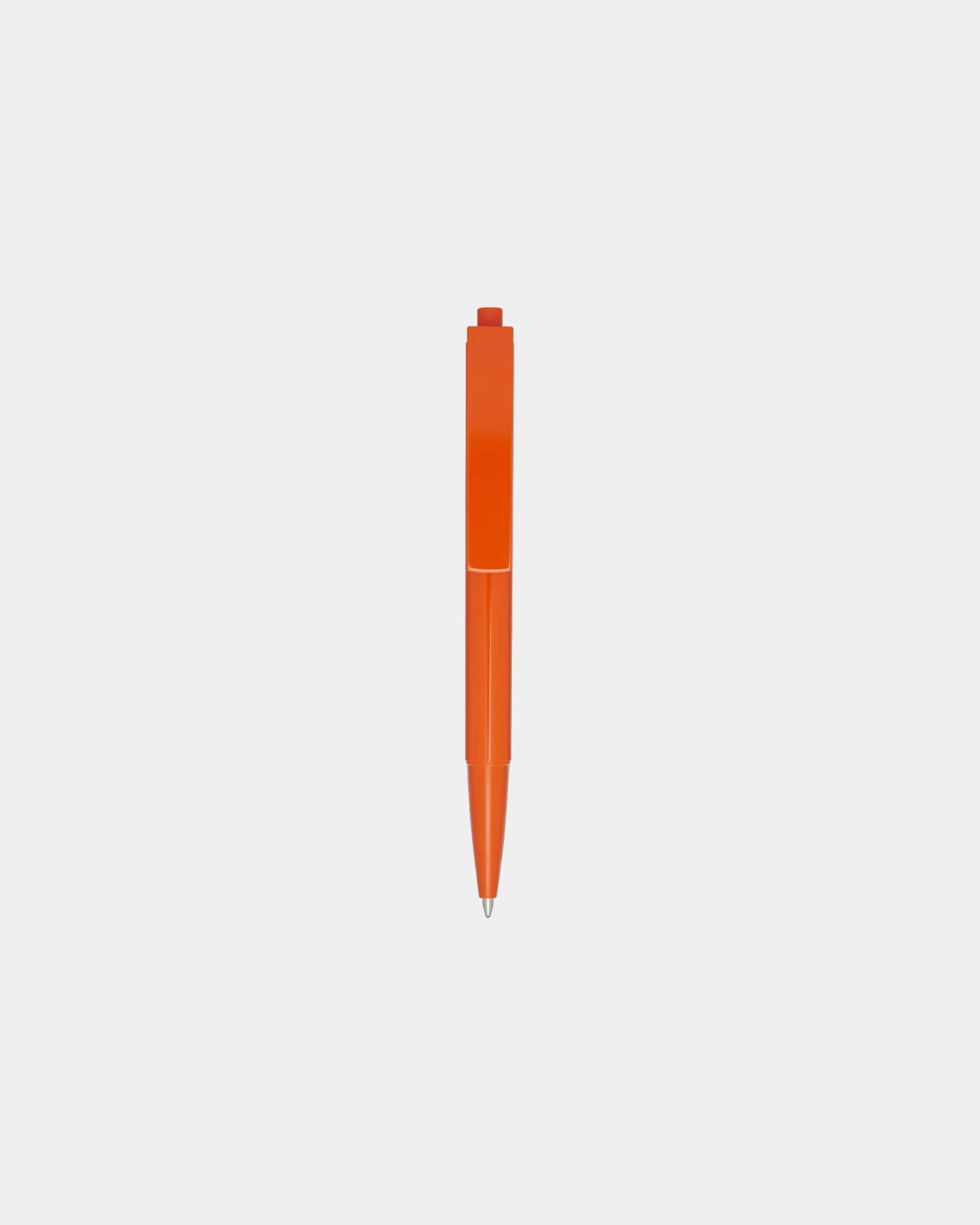 Promotional recycled plastic ballpoint pen - Orange