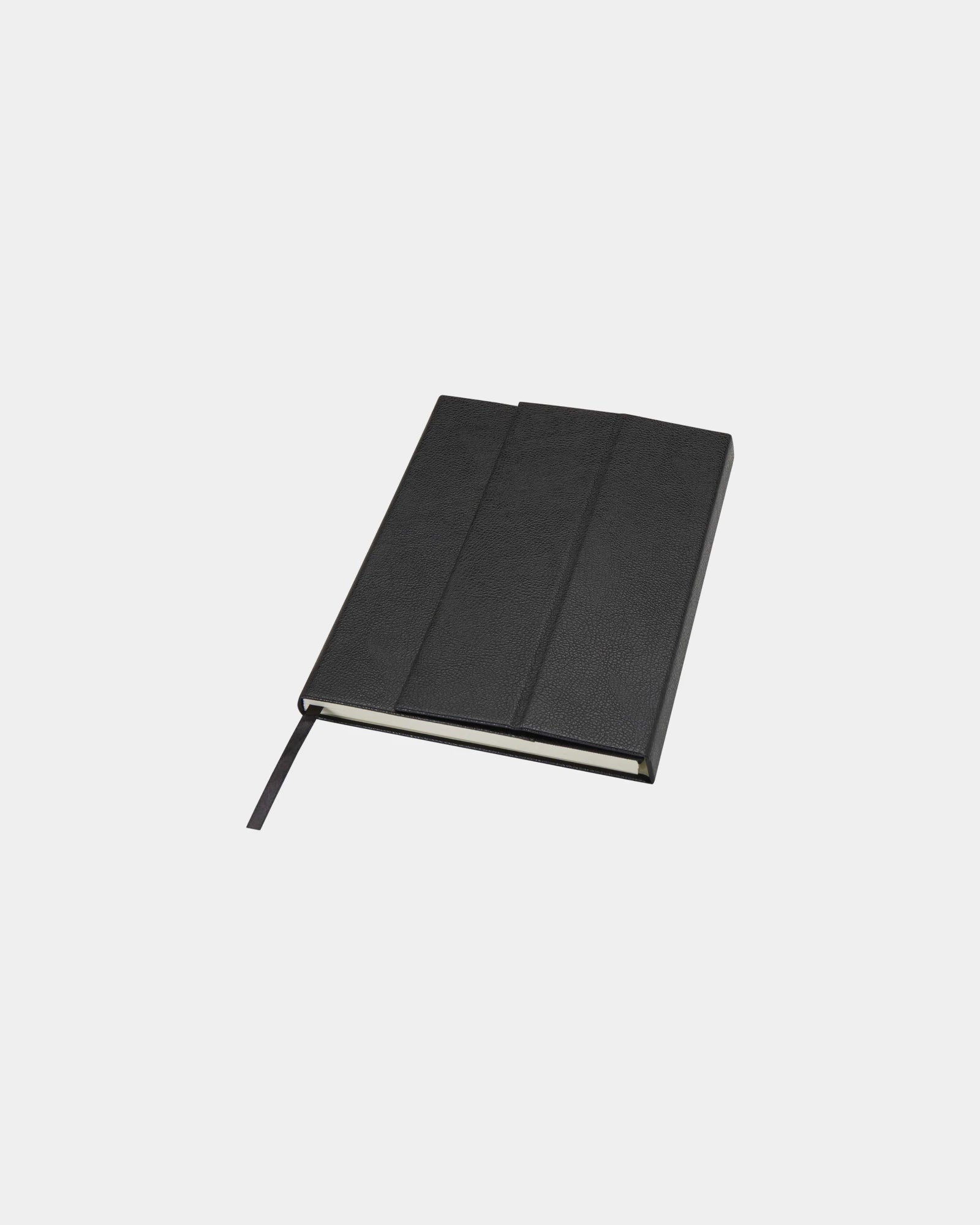 Custom recycled PU A5 notebook - Black