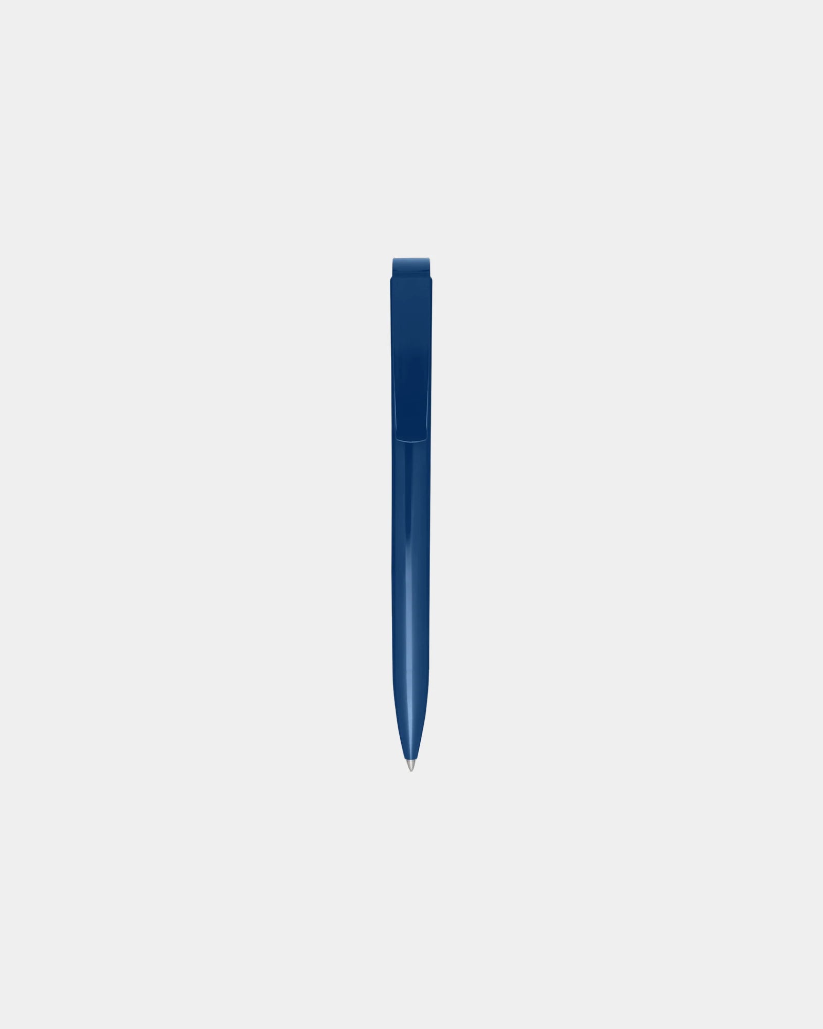 Promotional recycled plastic ballpoint pen - Blue