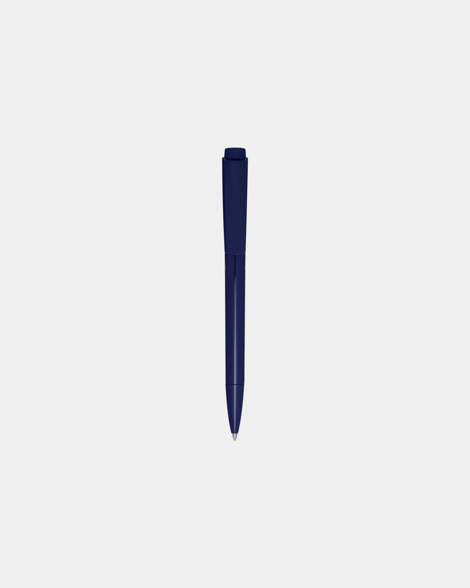 Promotional recycled plastic ballpoint pen - Navy