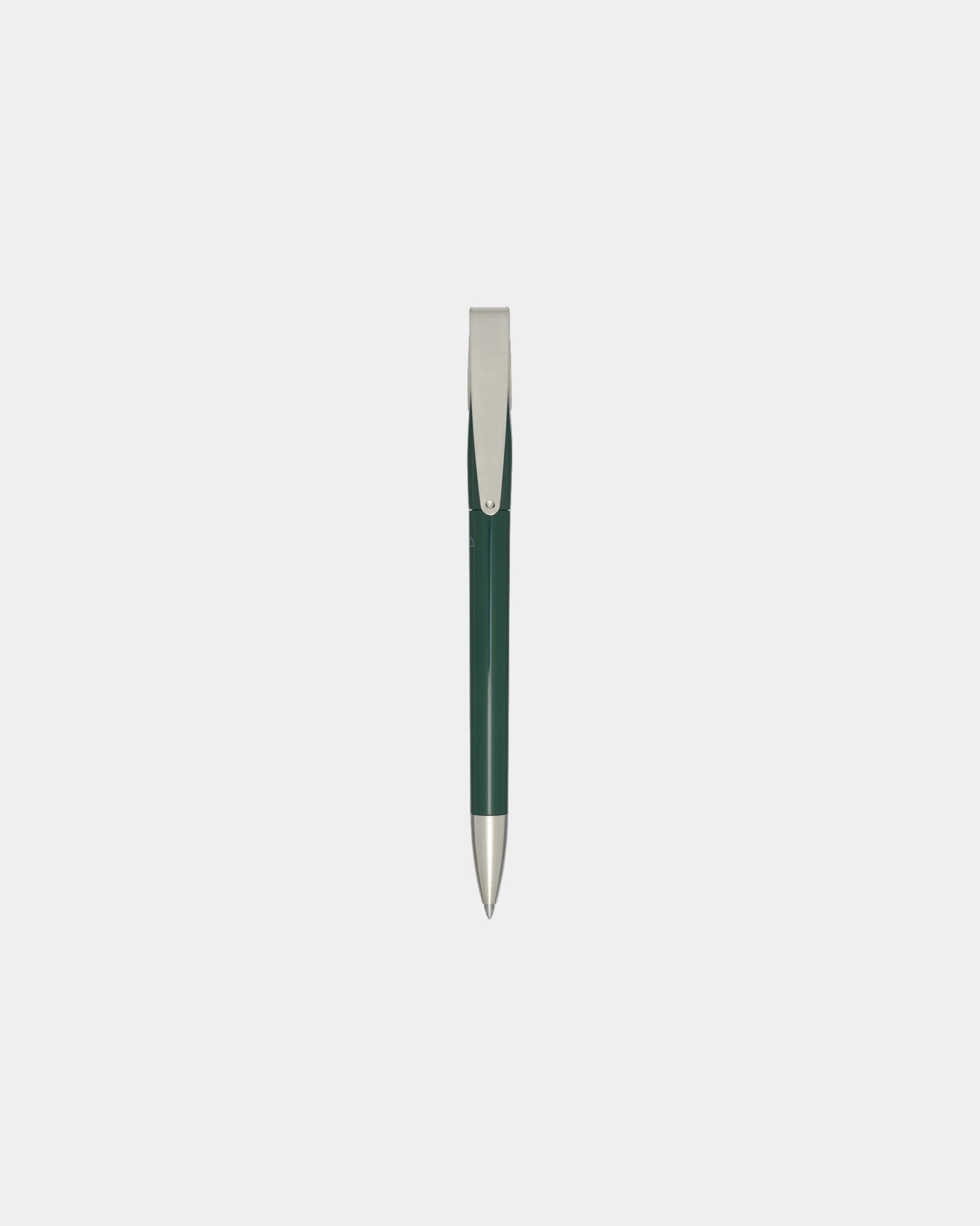 Custom recycled plastic ballpoint pen - Forest Green
