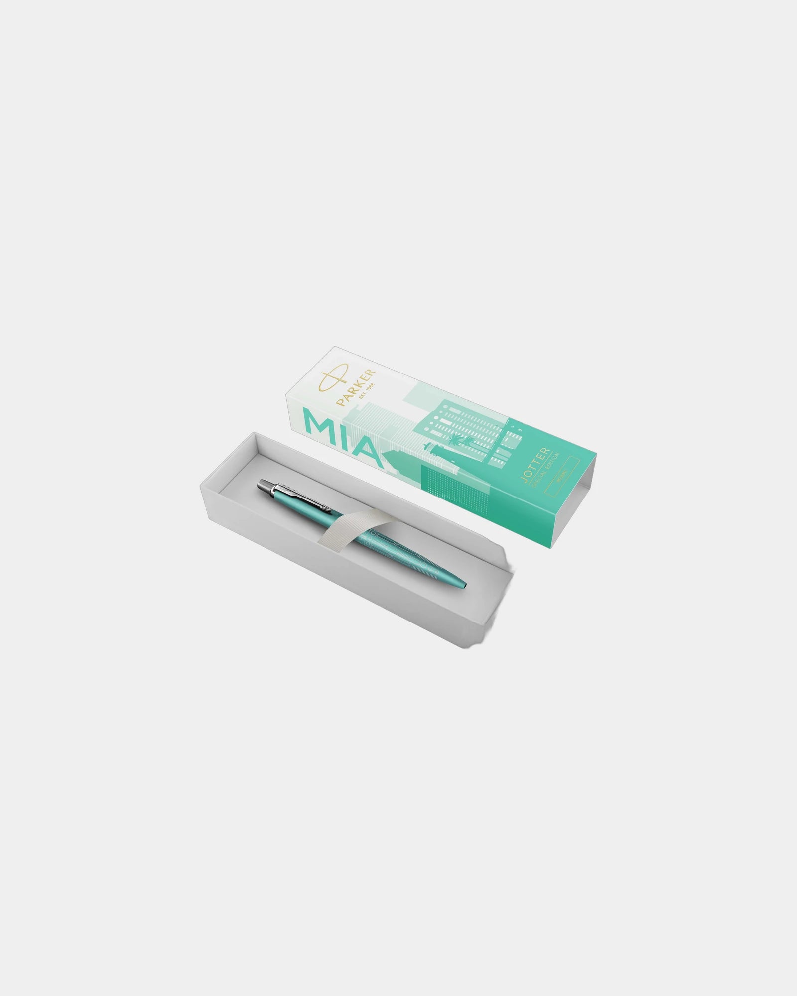 Custom eco-friendly Parker ballpoint pen - Turquoise