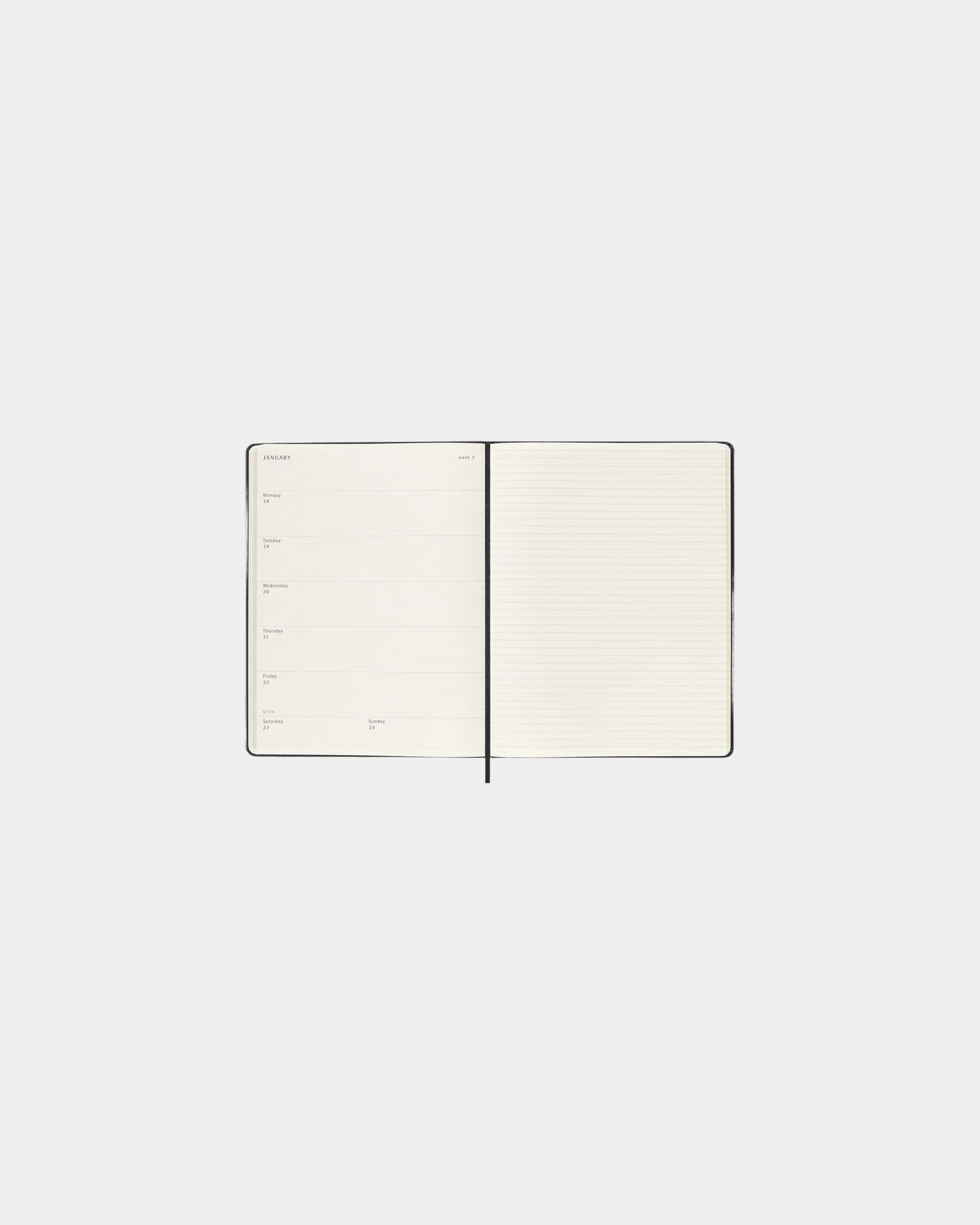 Custom eco-friendly Moleskine XL weekly planner - 3