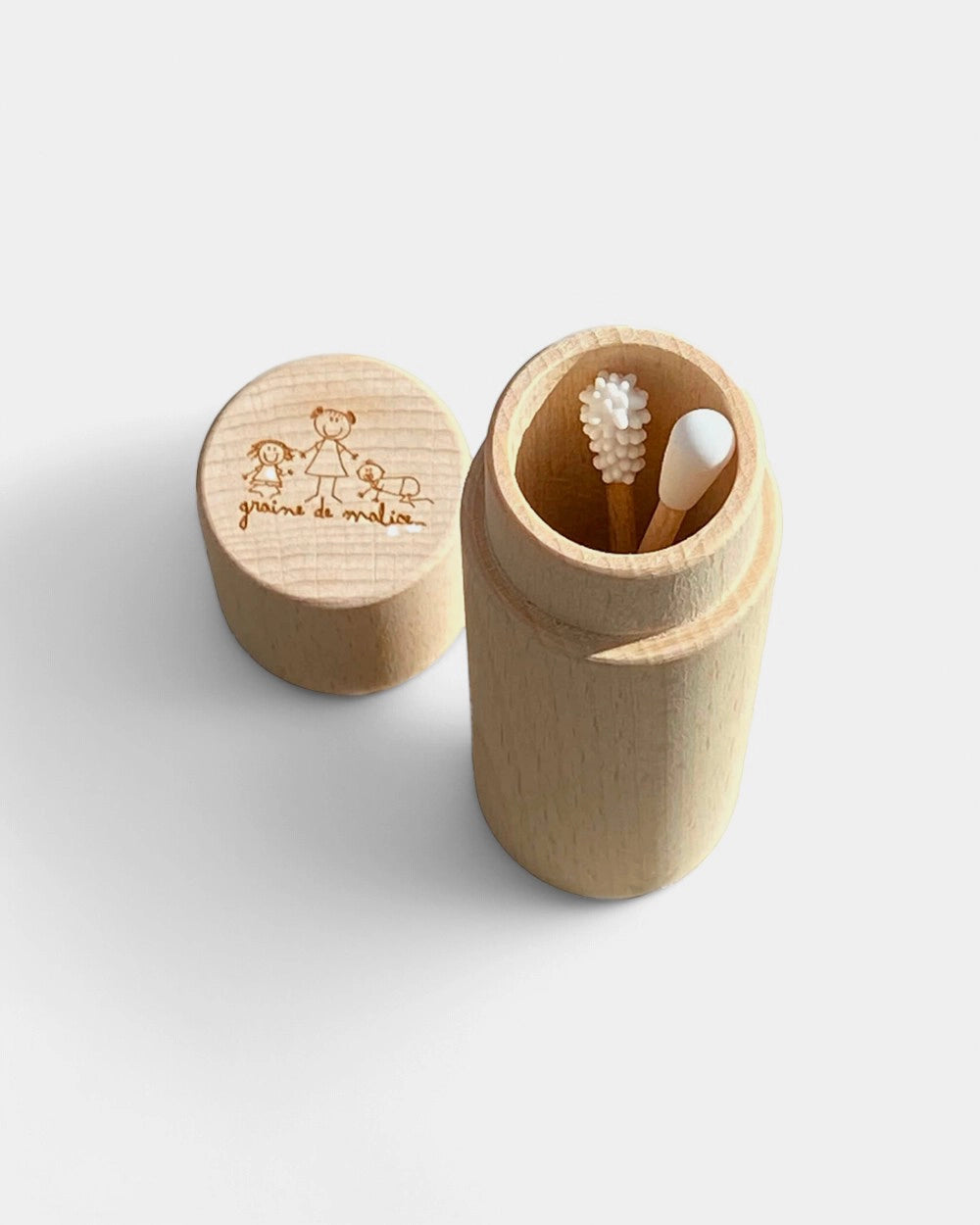 Customizable Reusable Cotton Swab and Beauty Applicator Duo
