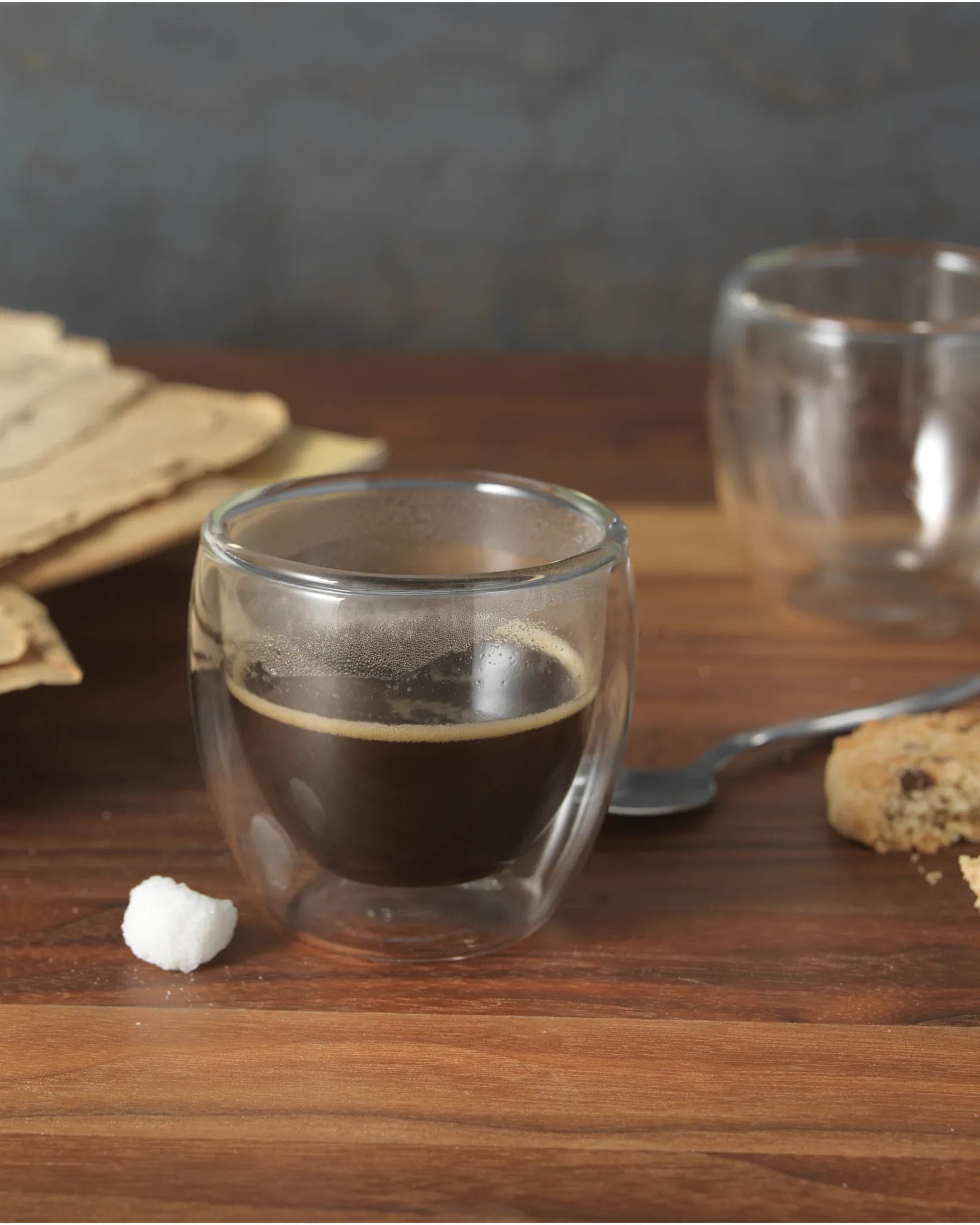 Promotional double-wall borosilicate espresso glasses - 2