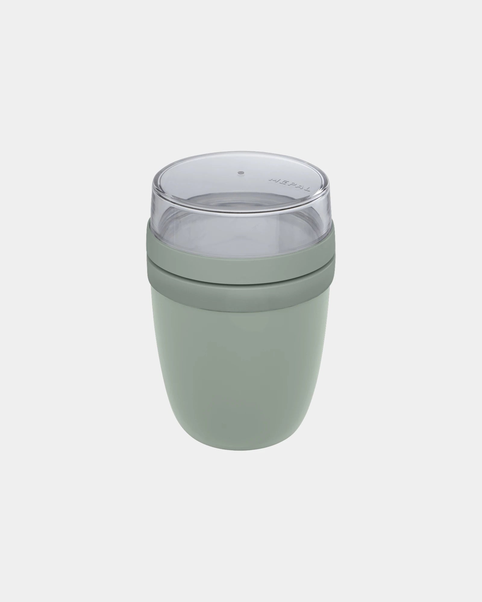 Custom eco-friendly lunch box 500ml with 200ml compartment - Sage