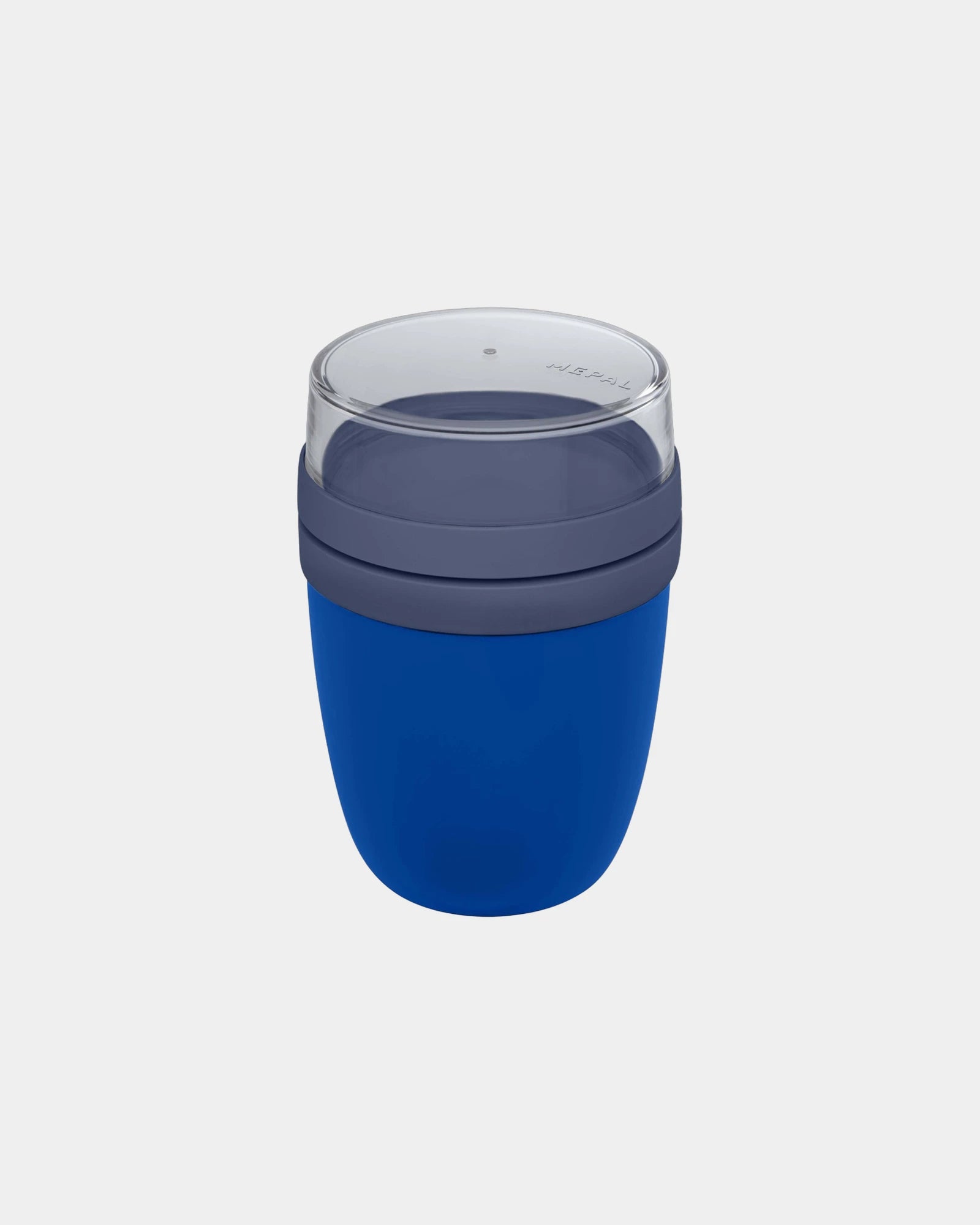 Custom eco-friendly lunch box 500ml with 200ml compartment - Bright Blue