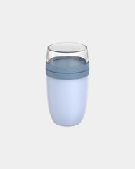 Promotional insulated meal pot 750ml with 300ml container - Blue