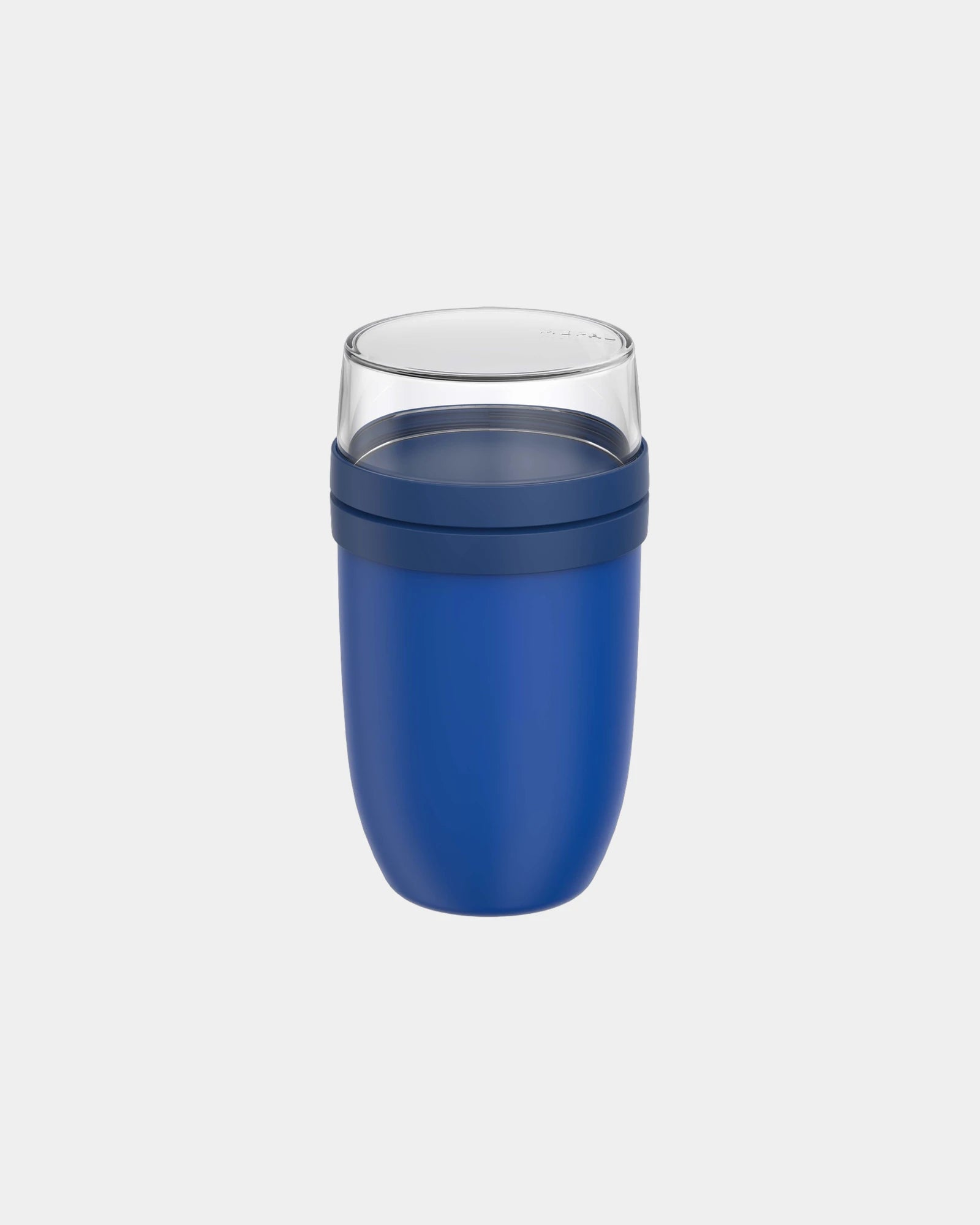 Promotional insulated meal pot 750ml with 300ml container - Bright Blue