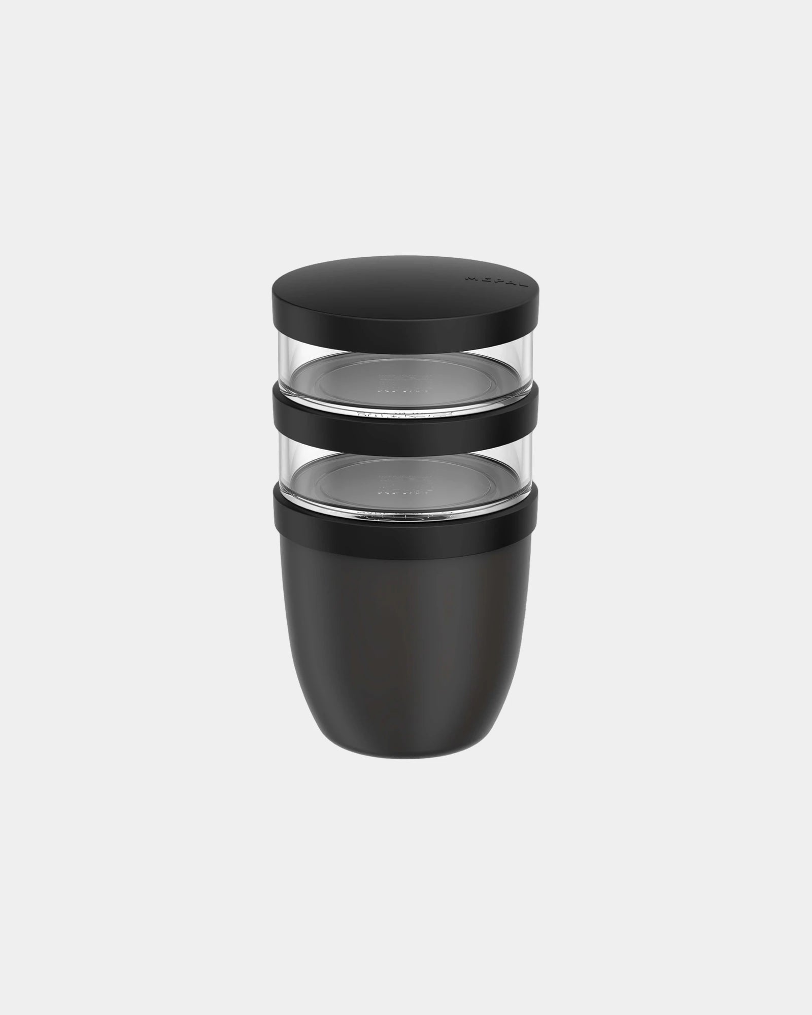 Custom insulated polypropylene meal pot 500ml Mepal - Black