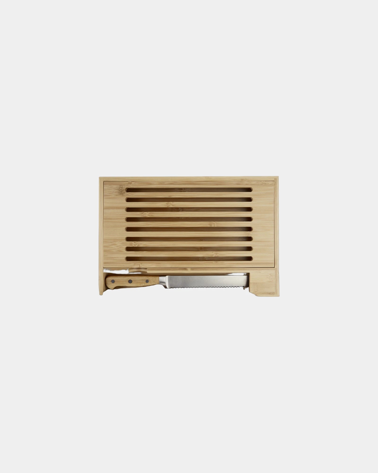 Promotional eco-friendly bamboo cutting board with knife - 1
