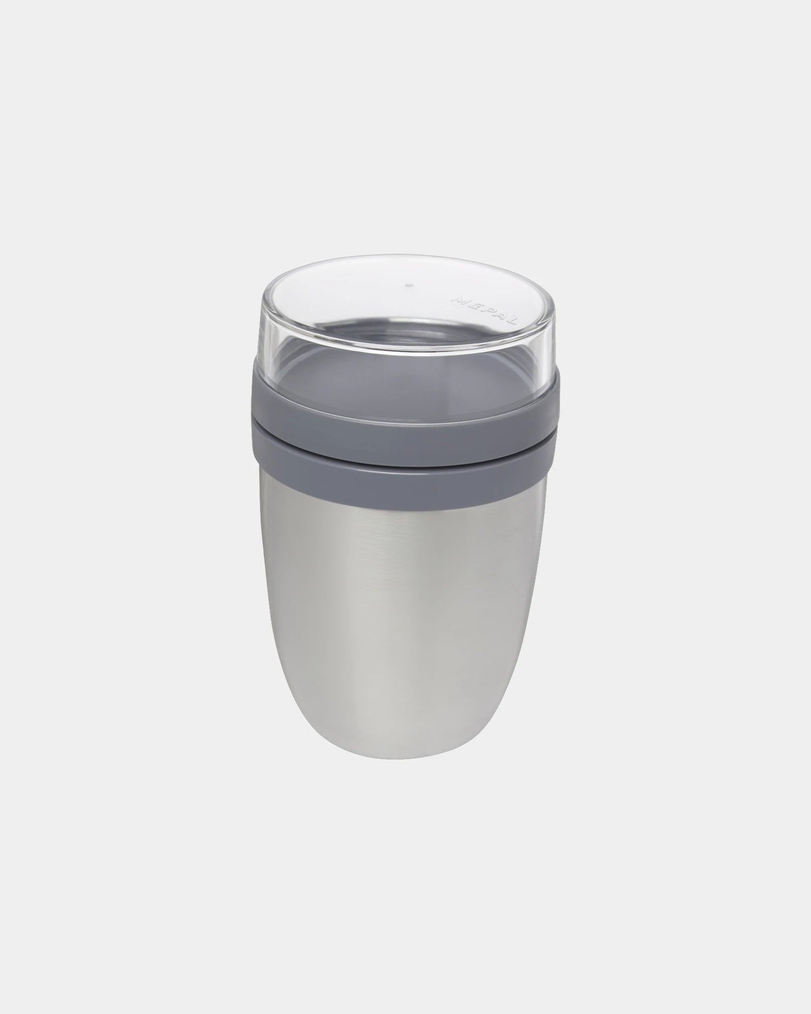 Promotional insulated lunch bowl 500ml with 200ml container - Silver