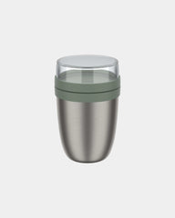 Promotional insulated steel lunch box 500ml Mepal Ellipse - Green