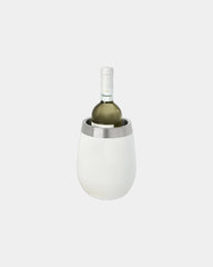 Promotional stainless steel wine cooler Tromso - White