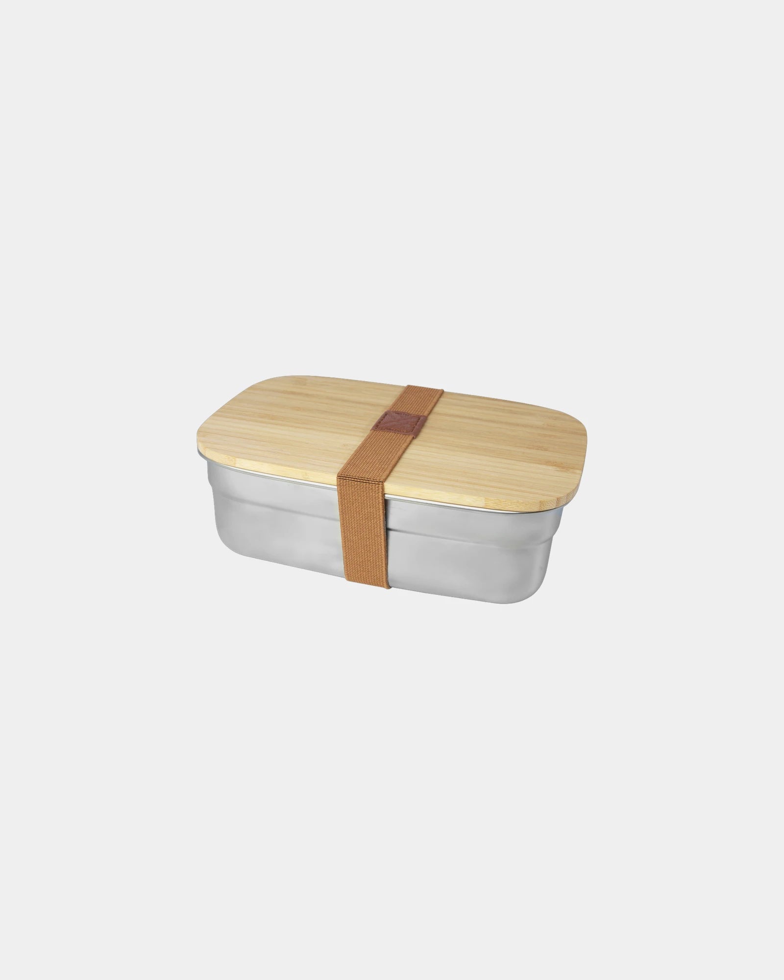 Promotional stainless steel lunch box 700ml - Natural