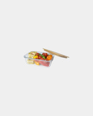 Promotional glass lunch box with bamboo lid 1000ml - 9