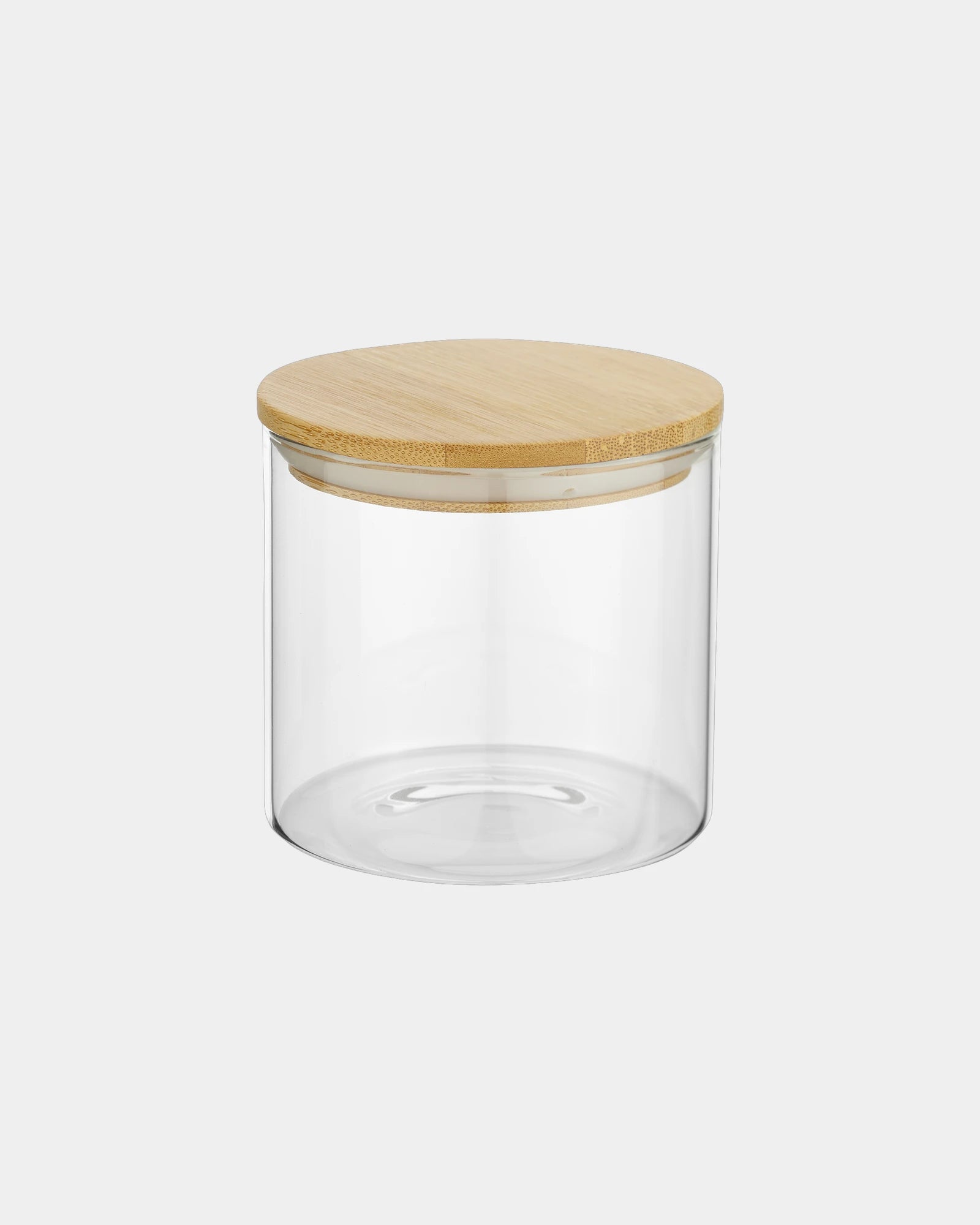 Promotional eco-friendly glass food container 320ml - Natural