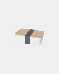 Promotional recycled plastic lunch box 750ml - White