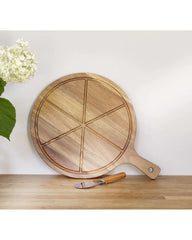 Promotional acacia pizza set - 2