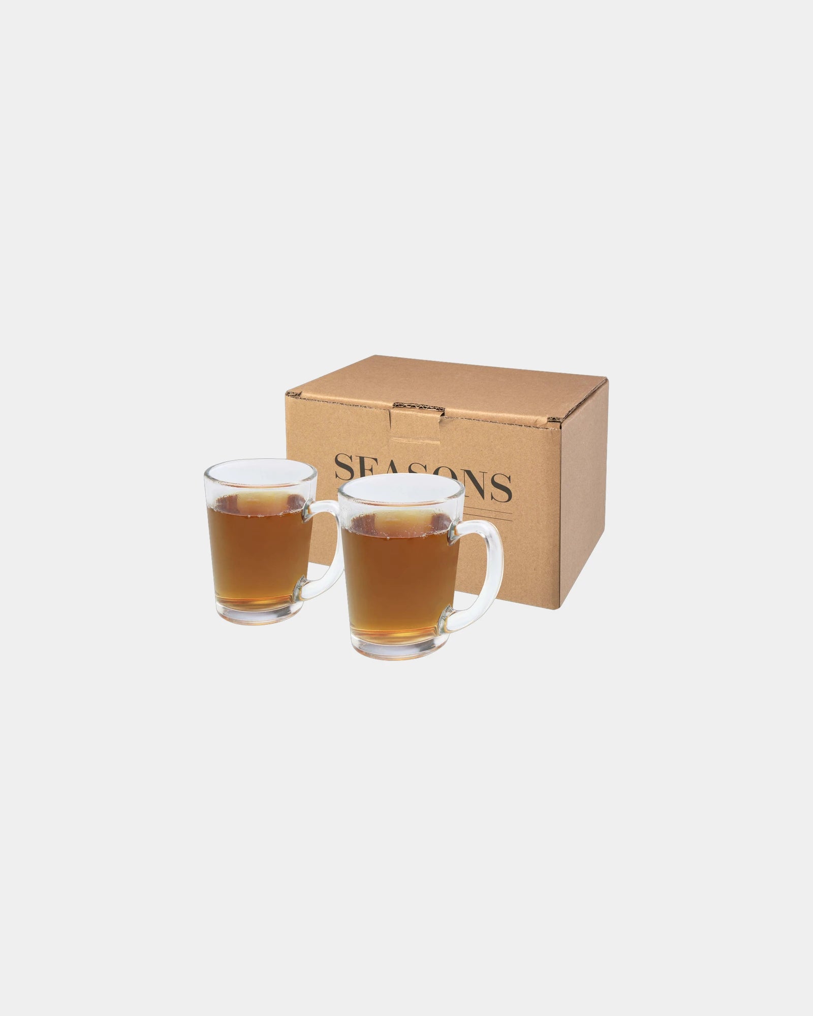 Promotional eco-friendly glass tea set Zeni - Translucent