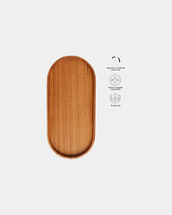 Custom recycled wood serving tray - 2