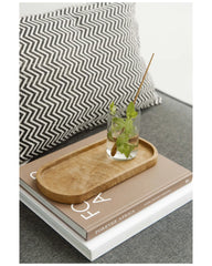 Custom recycled wood serving tray - 4