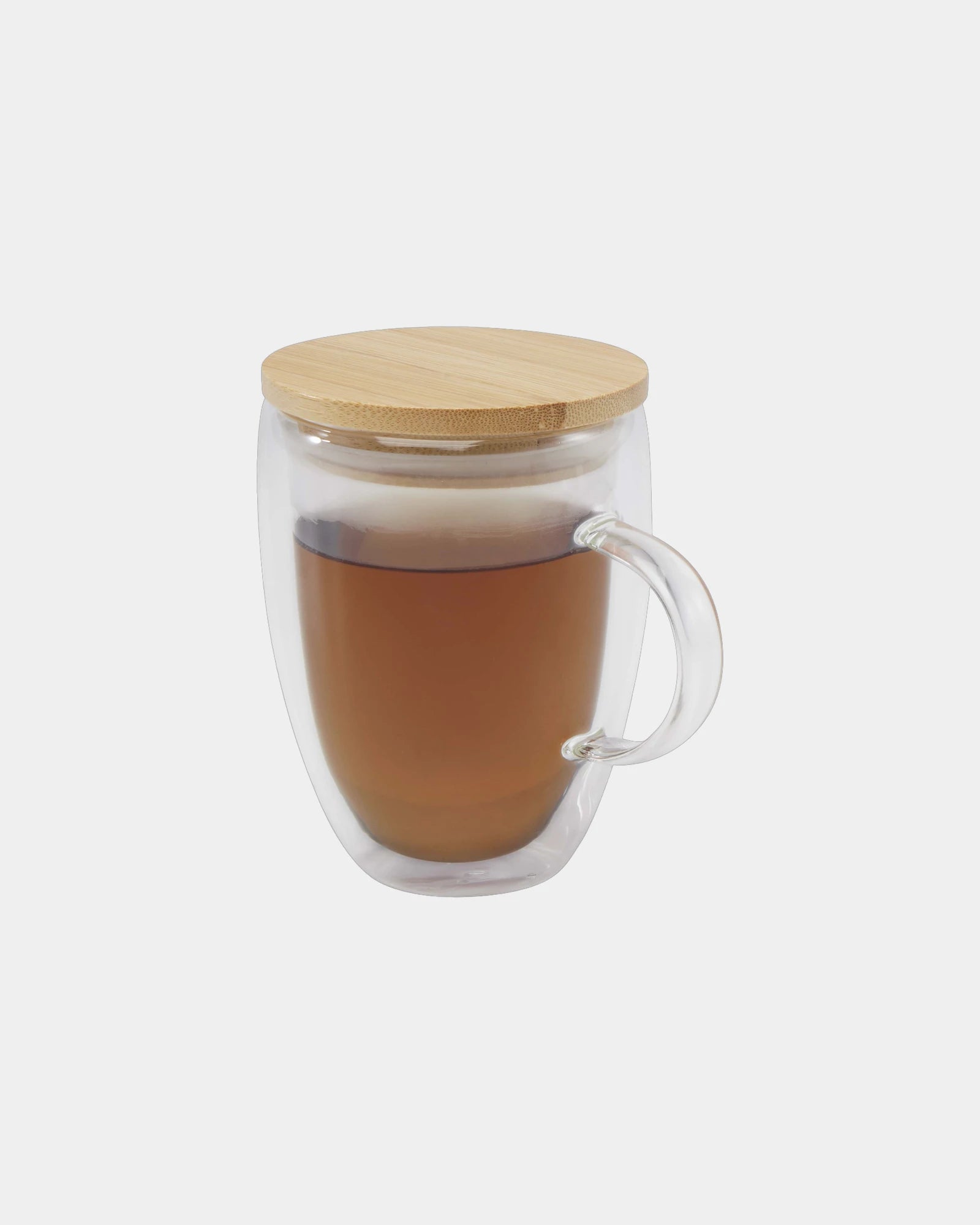 Promotional insulated glass tumbler 350ml - Translucent