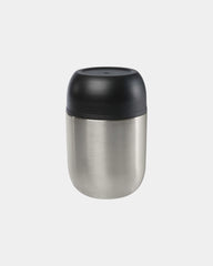 Promotional double-wall recycled stainless steel lunch box - Silver