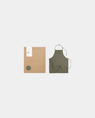 Custom recycled apron for home and kitchen - Green