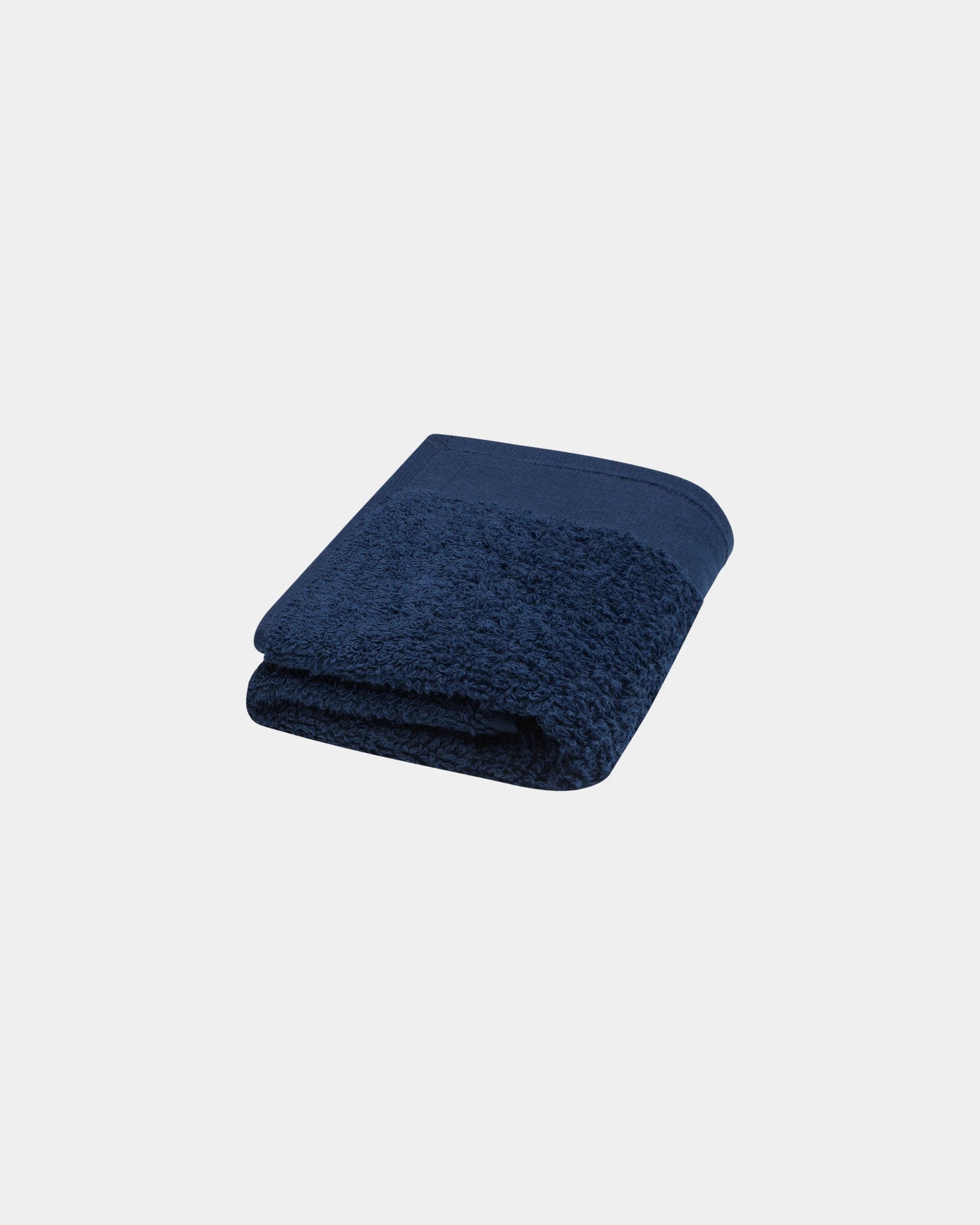 Promotional eco-friendly cotton towel 30x50 cm - Navy