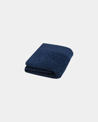 Promotional eco-friendly cotton towel 30x50 cm - Navy