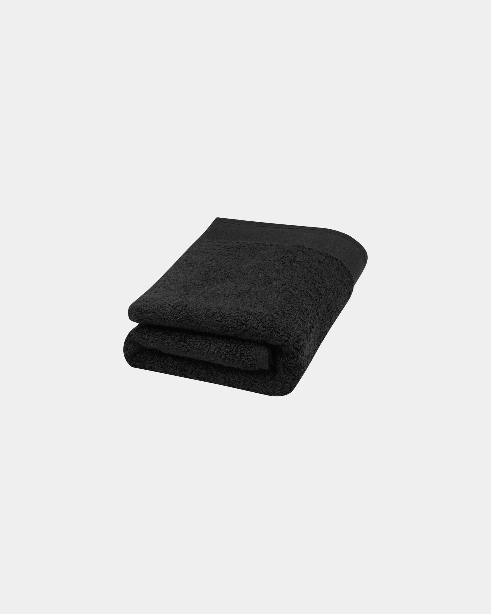 Promotional eco-friendly cotton towel 50x100 cm - Black