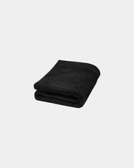 Custom eco-friendly cotton towel 70x140 cm - Black