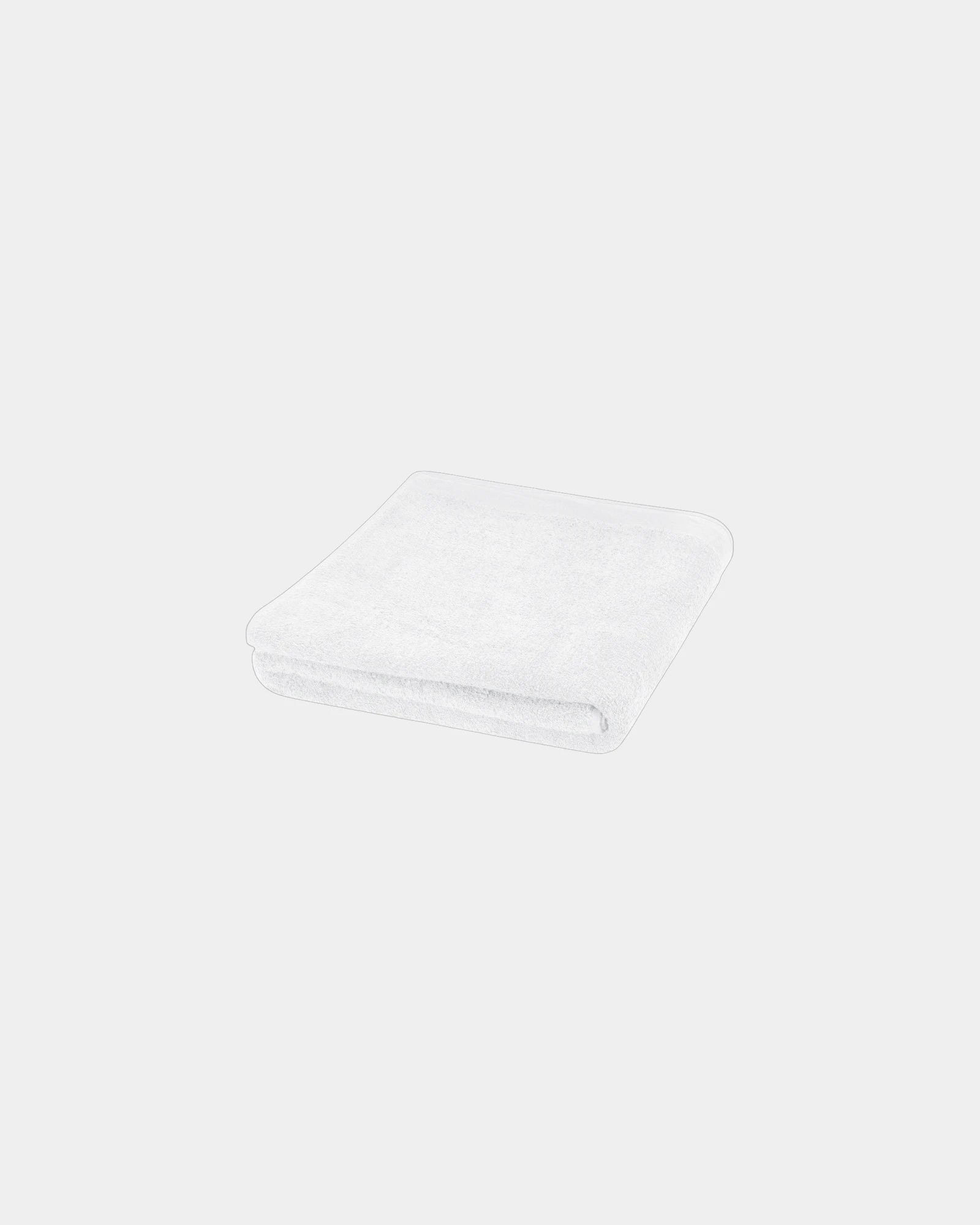 Promotional eco-friendly cotton towel 100x180 cm - White