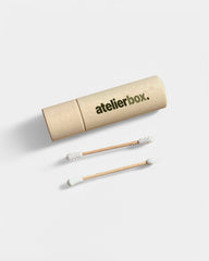 Customizable Reusable Cotton Swab and Beauty Applicator Duo