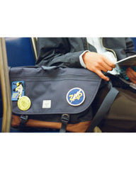 Custom recycled messenger bag Herschel Cove 22.5L - 4