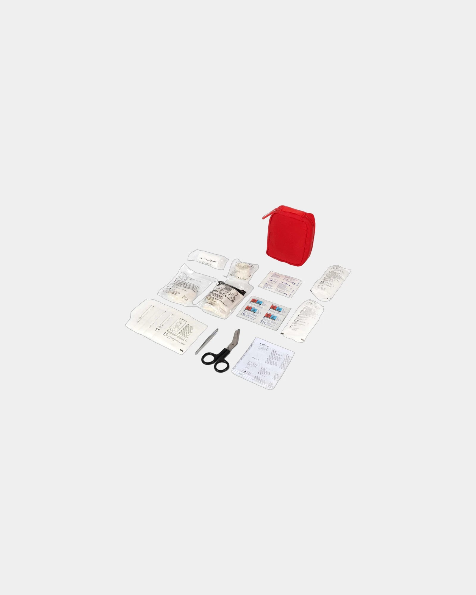 Promotional eco-friendly first aid kit 59 pieces - Red