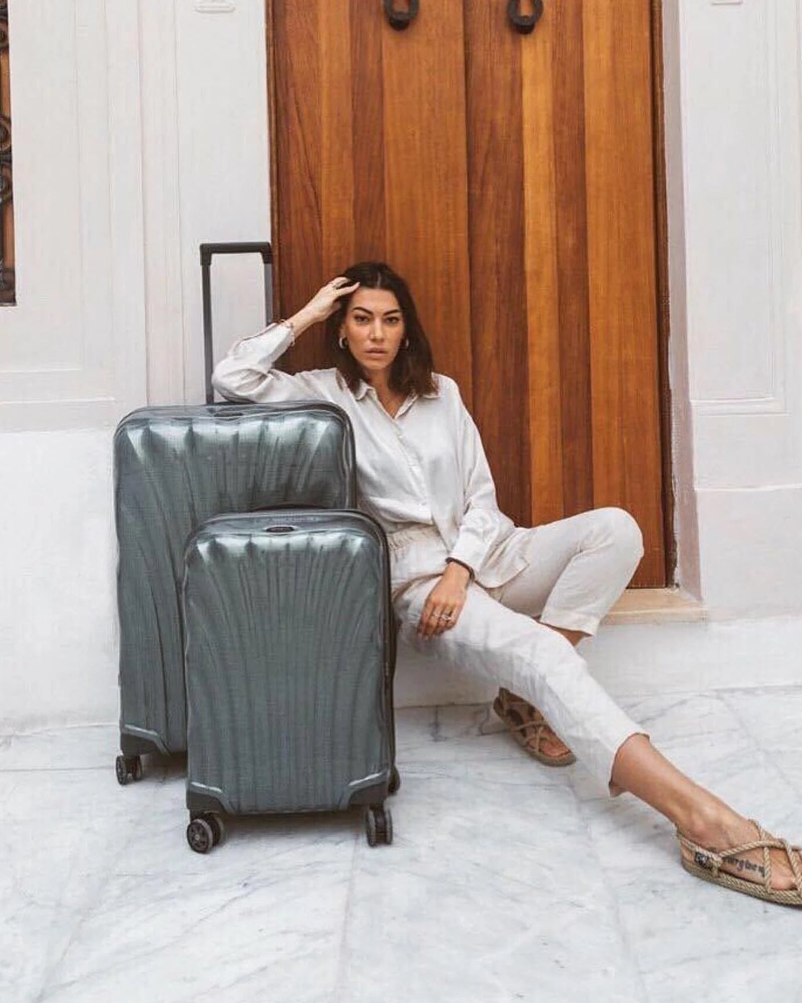 Custom polypropylene suitcase Samsonite C-LITE 55 cm - 16