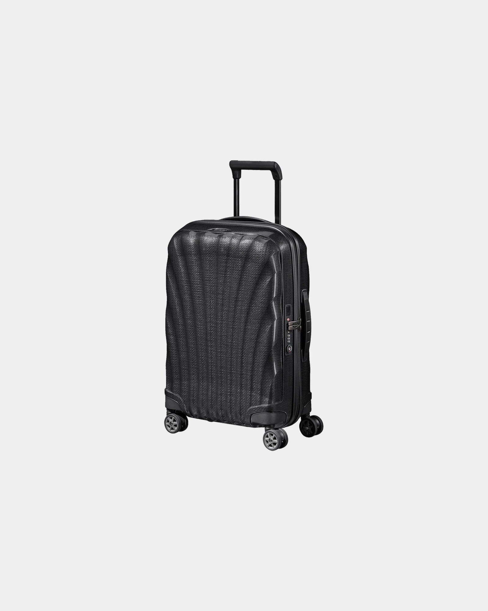 Custom polypropylene suitcase Samsonite C-LITE 55 cm - Black