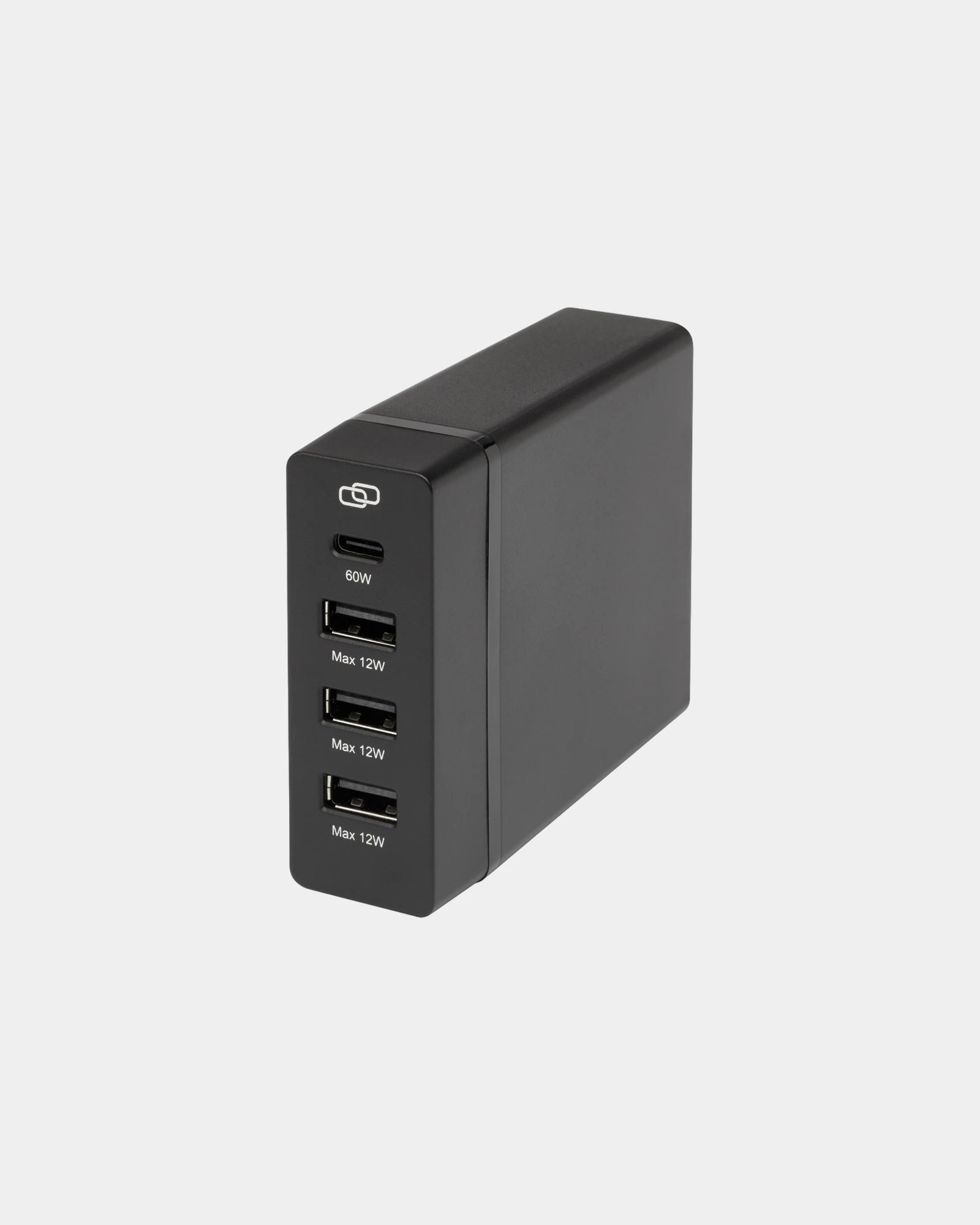 Promotional recycled plastic power bank 72W - Black