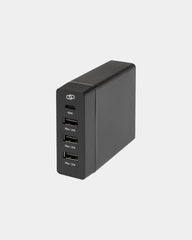Promotional recycled plastic power bank 72W - Black