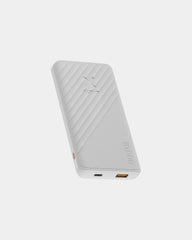 Custom 10,000 mAh fast charge power bank - White