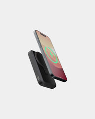 Promotional wireless magnetic power bank 10,000 mAh - Black