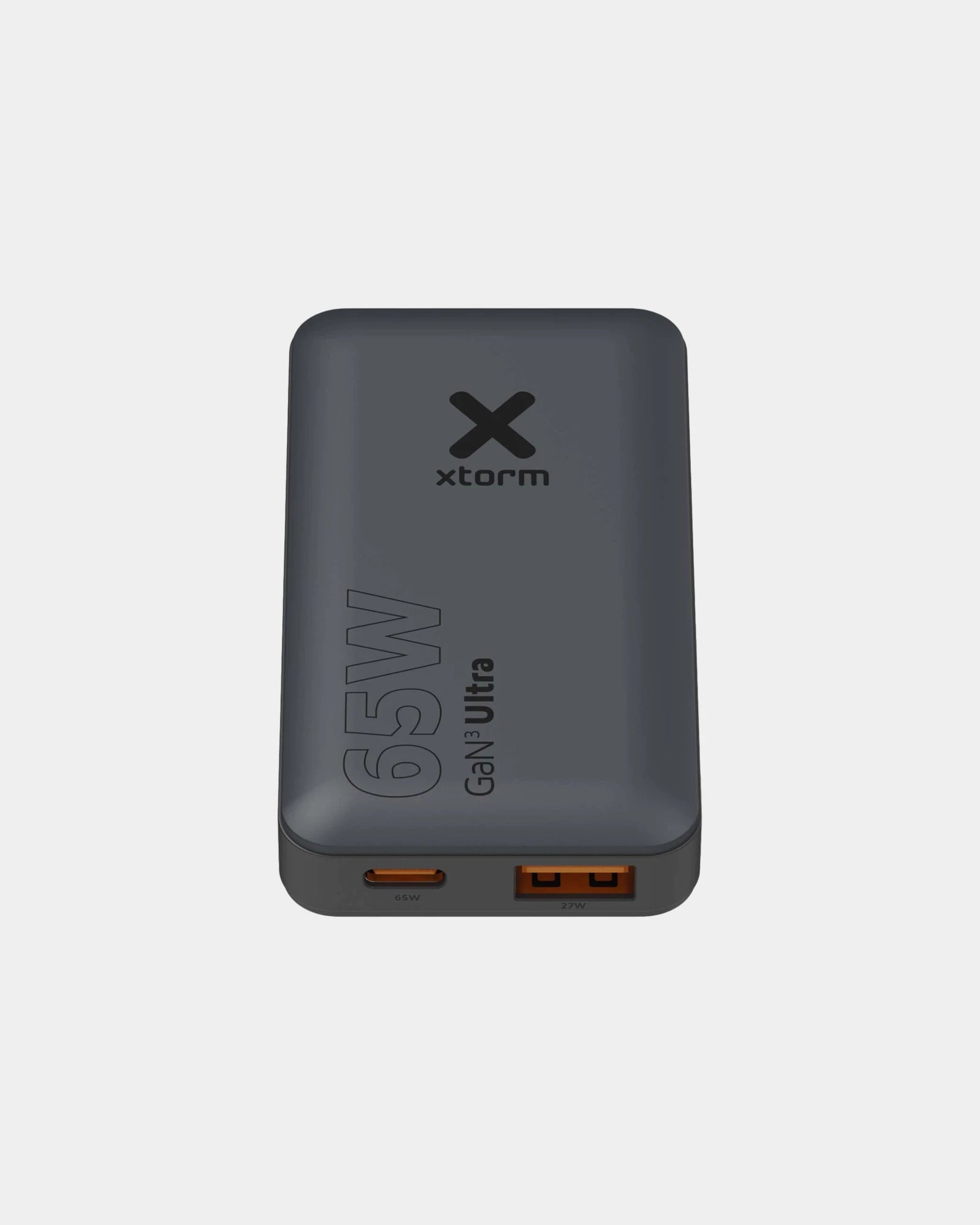 Promotional 65W USB-C charger with travel case - Black
