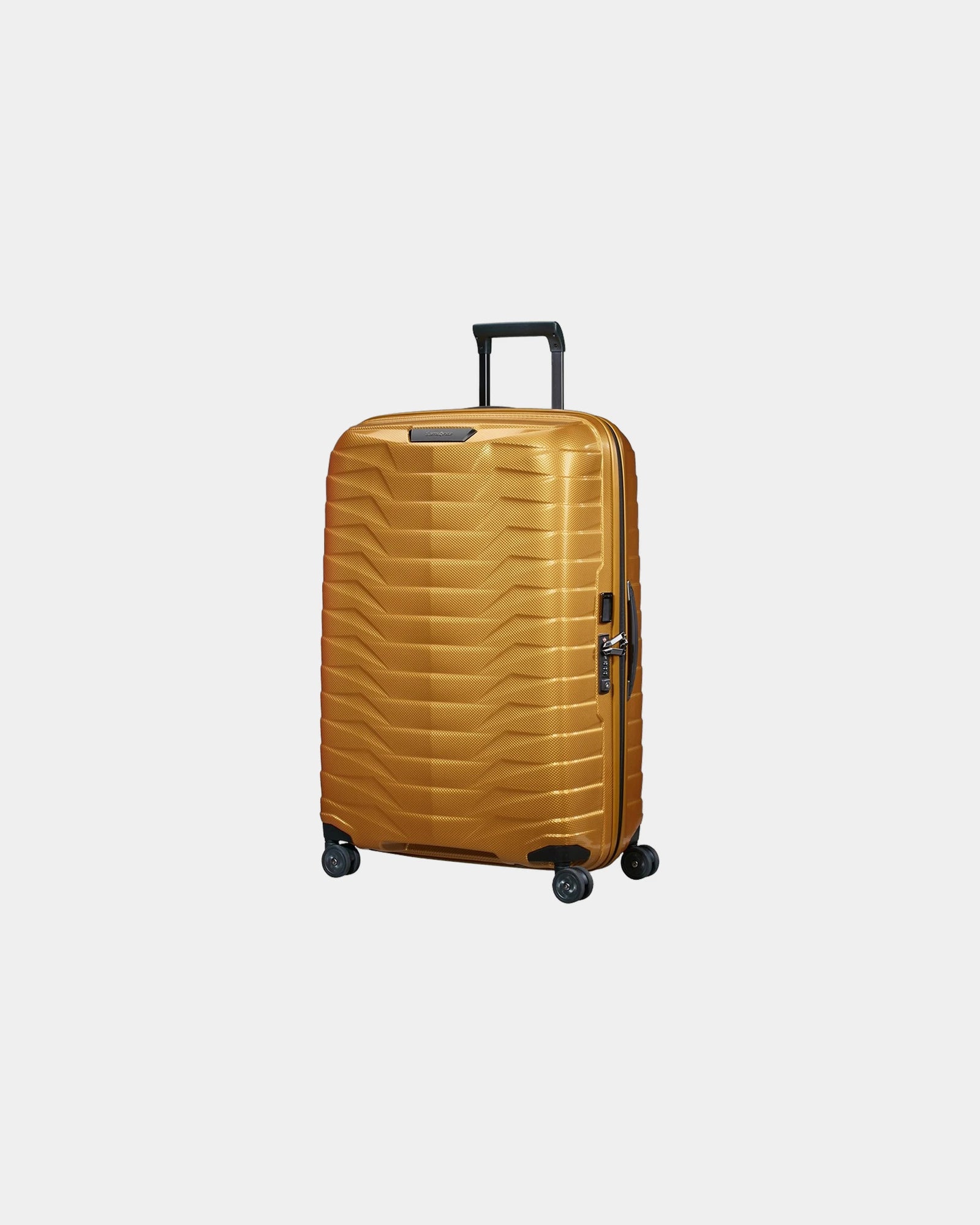 Custom 75cm hard-shell suitcase Samsonite Proxis - Gold