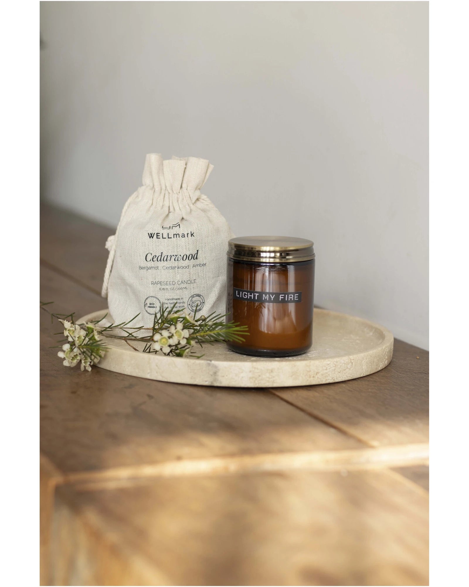 Promotional eco-friendly candle in recycled glass - 2