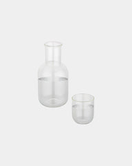 Promotional elegant borosilicate glass carafe set - Translucent